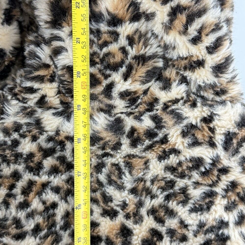 Rothschild Girl’s Leopard Print Faux Fur Jacket Coat, Size M 5/6 - Picture 13 of 16